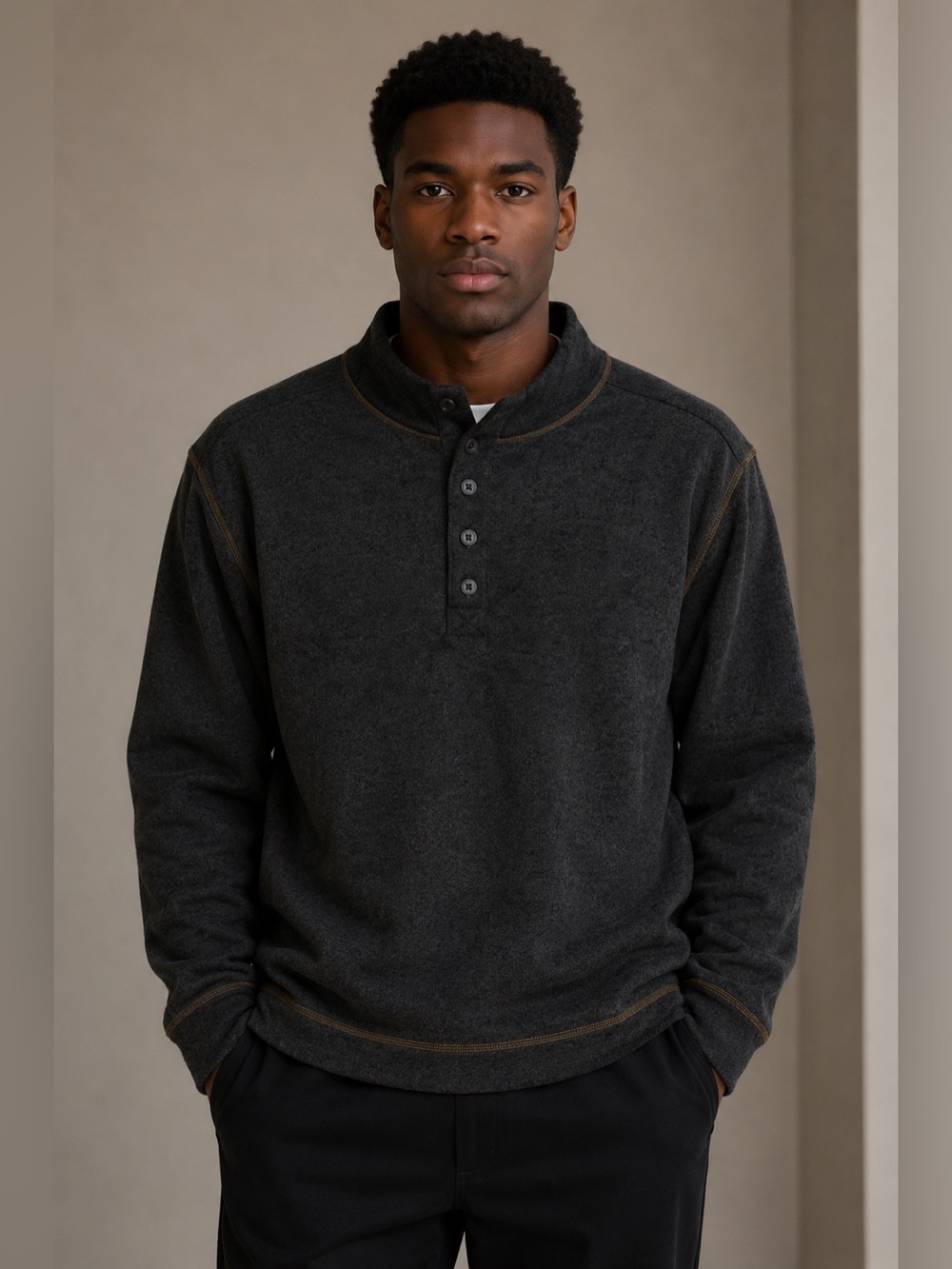 Weatherproof Black Vintage Pullover Hoodie